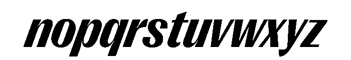 Right Gothic Compact Variable 13 Font LOWERCASE