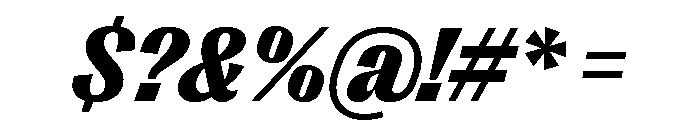 Right Gothic Compact Variable 14 Font OTHER CHARS