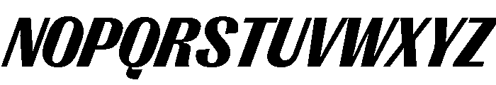 Right Gothic Compact Variable 14 Font UPPERCASE
