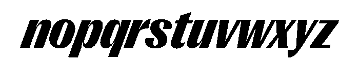 Right Gothic Compact Variable 14 Font LOWERCASE