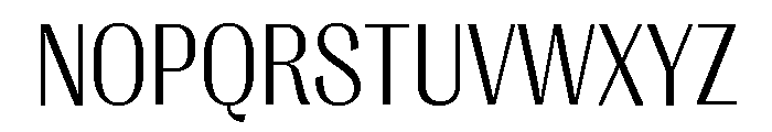 Right Gothic Compact Variable 2 Font UPPERCASE