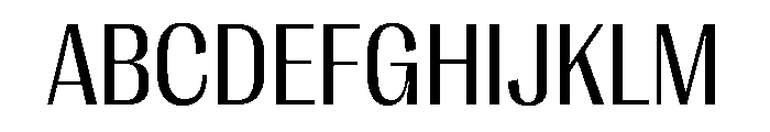 Right Gothic Compact Variable 3 Font UPPERCASE