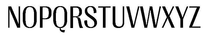 Right Gothic Compact Variable 3 Font UPPERCASE
