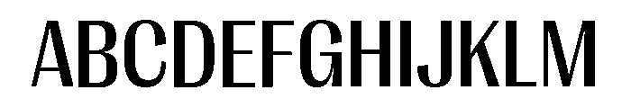 Right Gothic Compact Variable 4 Font UPPERCASE