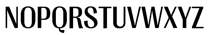 Right Gothic Compact Variable 4 Font UPPERCASE