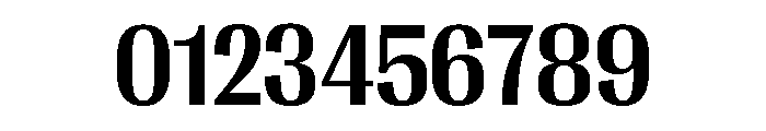 Right Gothic Compact Variable 5 Font OTHER CHARS