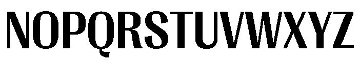 Right Gothic Compact Variable 5 Font UPPERCASE