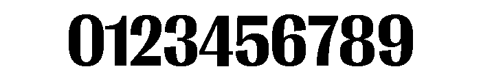 Right Gothic Compact Variable 6 Font OTHER CHARS