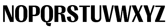 Right Gothic Compact Variable 6 Font UPPERCASE
