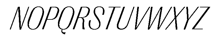 Right Gothic Compact Variable 8 Font UPPERCASE