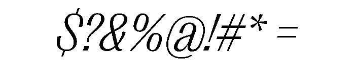 Right Gothic Compact Variable 9 Font OTHER CHARS