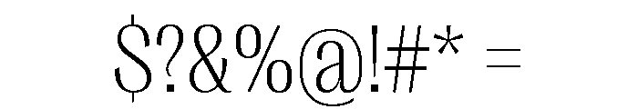 Right Gothic Compact Variable Font OTHER CHARS