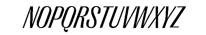 Right Gothic Narrow Variable 10 Font UPPERCASE