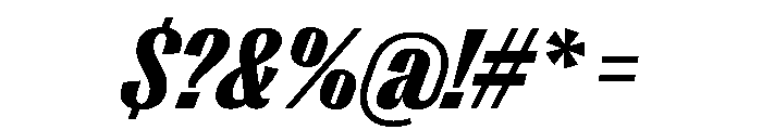 Right Gothic Narrow Variable 14 Font OTHER CHARS