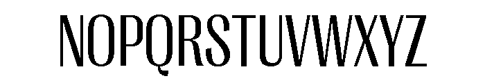 Right Gothic Narrow Variable 3 Font UPPERCASE