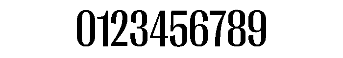 Right Gothic Narrow Variable 4 Font OTHER CHARS