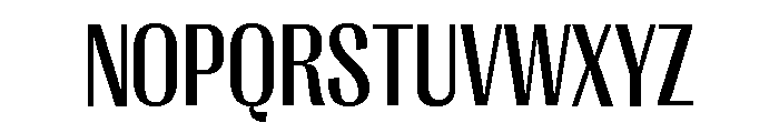 Right Gothic Narrow Variable 4 Font UPPERCASE