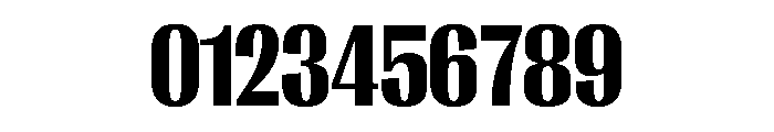 Right Gothic Narrow Variable 7 Font OTHER CHARS