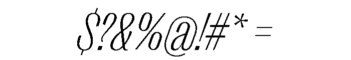 Right Gothic Narrow Variable 8 Font OTHER CHARS