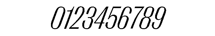 Right Gothic Narrow Variable 9 Font OTHER CHARS