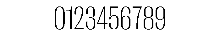 Right Gothic Narrow Variable Font OTHER CHARS