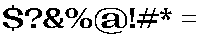 Right Gothic Spatial Medium Font OTHER CHARS