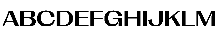 Right Gothic Spatial Medium Font UPPERCASE
