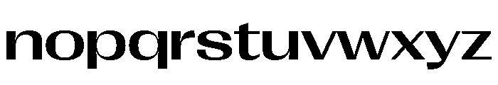 Right Gothic Spatial Medium Font LOWERCASE