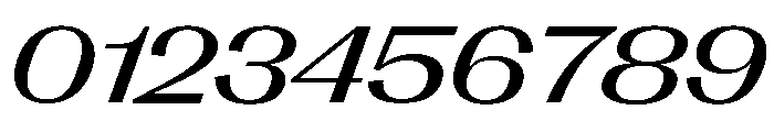 Right Gothic Spatial Variable 10 Font OTHER CHARS