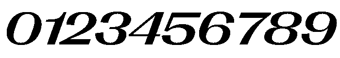Right Gothic Spatial Variable 11 Font OTHER CHARS