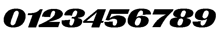 Right Gothic Spatial Variable 14 Font OTHER CHARS
