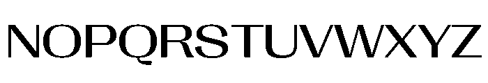 Right Gothic Spatial Variable 3 Font UPPERCASE