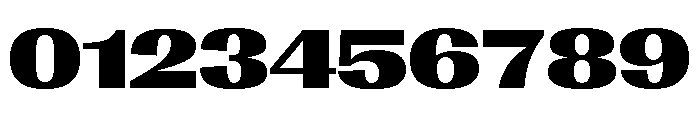 Right Gothic Spatial Variable 7 Font OTHER CHARS
