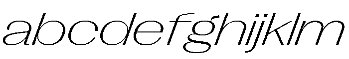 Right Gothic Spatial Variable 8 FONT