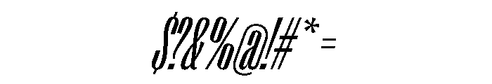Right Gothic Tall Variable 10 Font OTHER CHARS