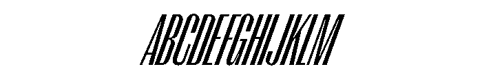 Right Gothic Tall Variable 10 Font UPPERCASE
