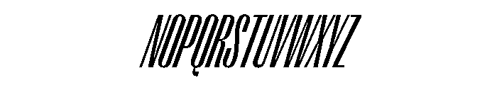 Right Gothic Tall Variable 10 Font UPPERCASE