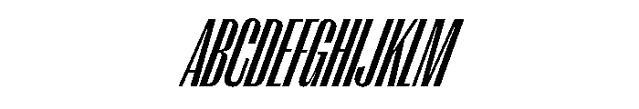 Right Gothic Tall Variable 11 Font UPPERCASE