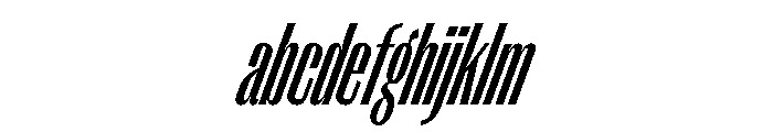 Right Gothic Tall Variable 11 FONT