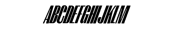 Right Gothic Tall Variable 14 Font UPPERCASE