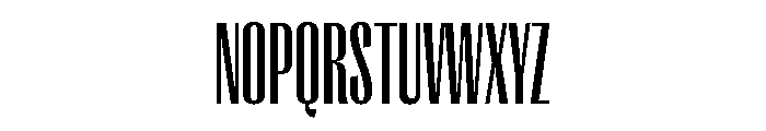 Right Gothic Tall Variable 4 Font UPPERCASE