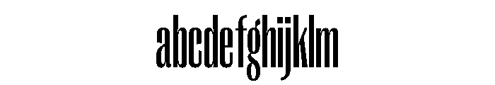 Right Gothic Tall Variable 4 FONT