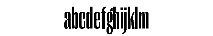 Right Gothic Tall Variable 5 FONT