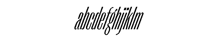 Right Gothic Tall Variable 8 FONT