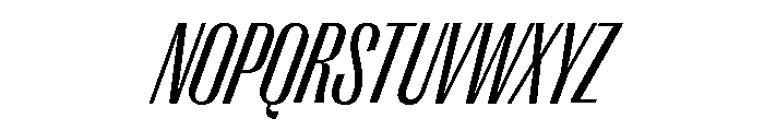 Right Gothic Tight Variable 10 Font UPPERCASE