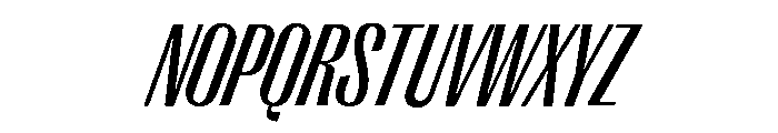 Right Gothic Tight Variable 11 Font UPPERCASE