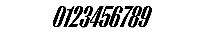 Right Gothic Tight Variable 13 Font OTHER CHARS