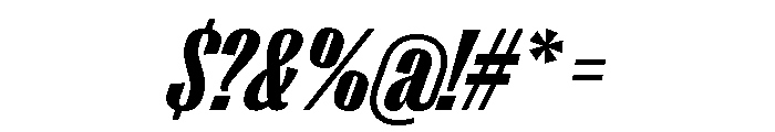 Right Gothic Tight Variable 14 Font OTHER CHARS