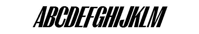 Right Gothic Tight Variable 14 Font UPPERCASE