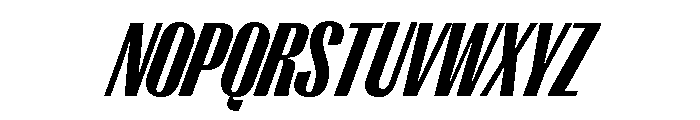 Right Gothic Tight Variable 14 Font UPPERCASE